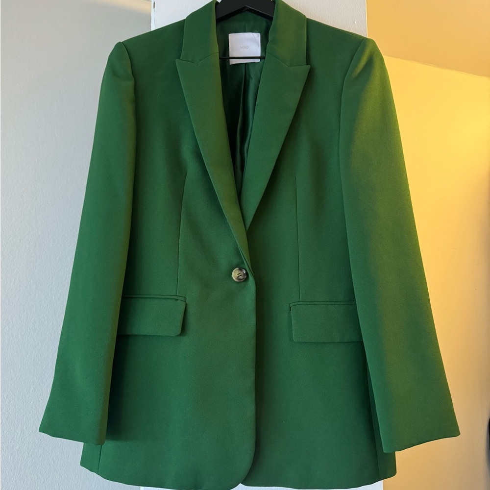 Mango Green Women's Blazer